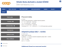 Tablet Screenshot of obchodskolazr.cz